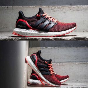 Adidas Ultra Boost, ADIDAS ULTRA BOOST M Core Black & Solar Red