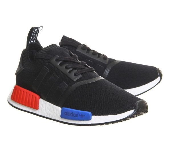 Adidas NMD, Adidas NMD Runner Primeknit Core Black-Lush Red