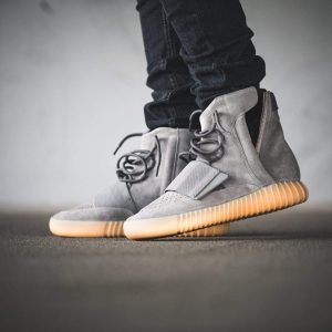 Yeezy 750, Adidas Originals Yeezy 750 Boost Light Grey-Gum