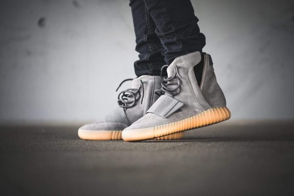 Yeezy 750, Adidas Originals Yeezy 750 Boost Light Grey-Gum