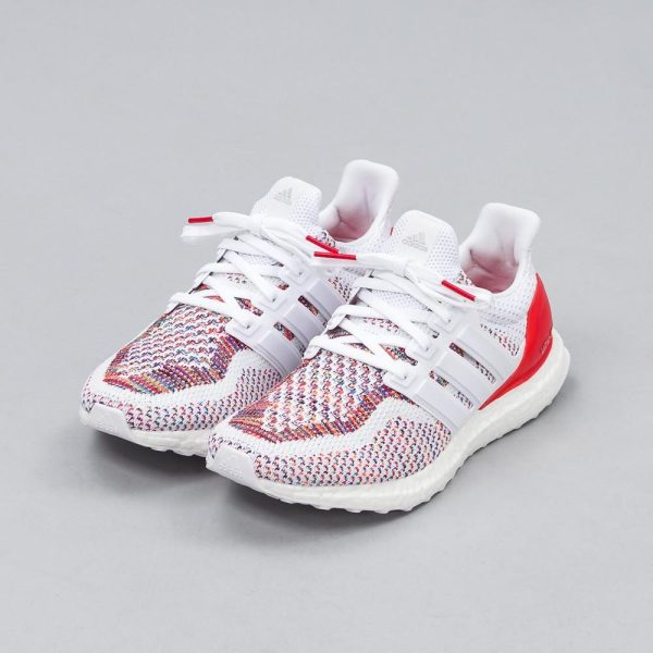 Adidas Ultra Boost, Adidas Ultra Boost Multicolor White-Red