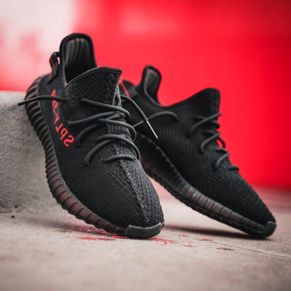 Yeezy 350, Adidas Yeezy Boost 350 V2 Core Black-Red