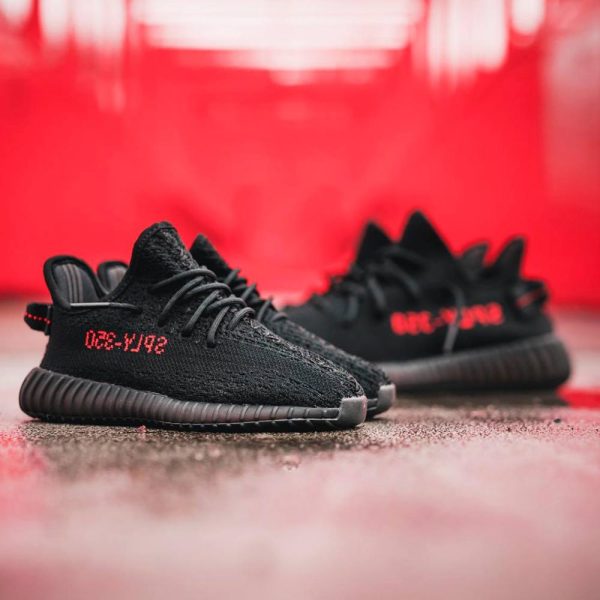 Yeezy 350, Adidas Yeezy Boost 350 V2 Core Black-Red