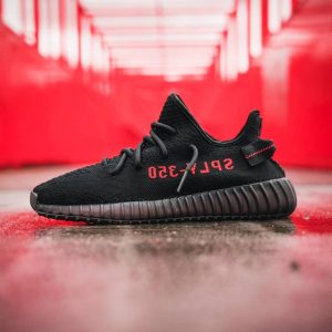 Yeezy 350, Adidas Yeezy Boost 350 V2 Core Black-Red