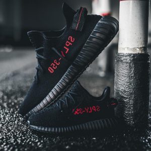 Yeezy 350, Adidas Yeezy Boost 350 V2 Infant Core Black-Red