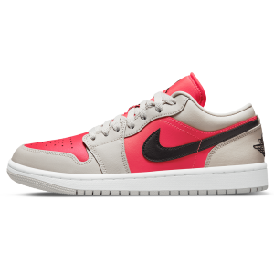 Jordan 1, Air Jordan 1 Low Wmns 'Light Iron Ore Siren Red'