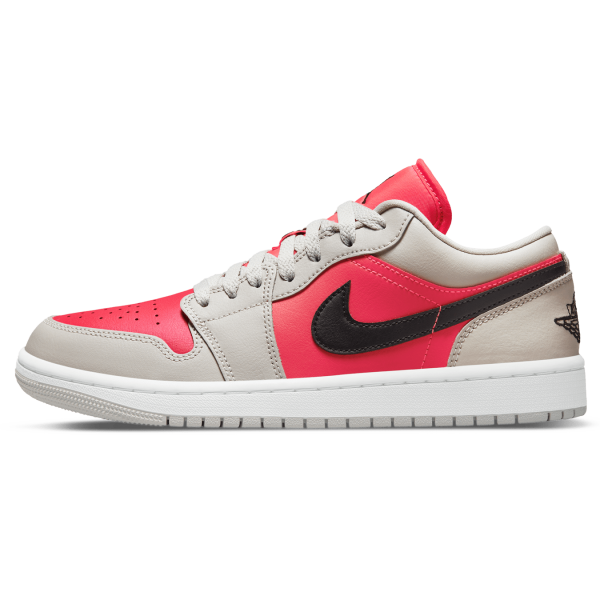 Jordan 1, Air Jordan 1 Low Wmns 'Light Iron Ore Siren Red'