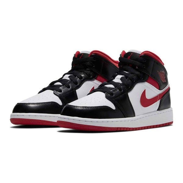 Jordan 1, Air Jordan 1 Mid GS 'Black Gym Red'