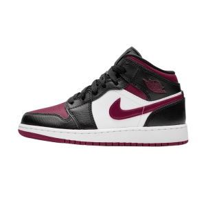 Jordan 1, Air Jordan 1 Mid GS 'Black Noble Red'