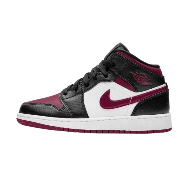 Jordan 1, Air Jordan 1 Mid GS 'Black Noble Red'