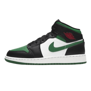 Jordan 1, Air Jordan 1 Mid GS 'Black Pine Green'