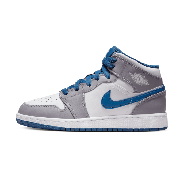 Jordan 1, Air Jordan 1 Mid GS 'Cement True Blue'