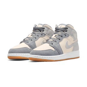 Jordan 1, Air Jordan 1 Mid GS 'Coconut Milk Particle Grey'