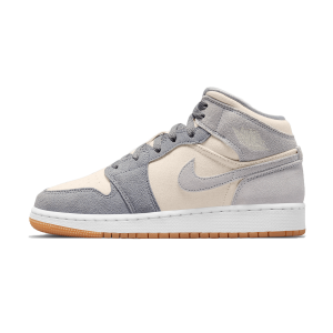 Jordan 1, Air Jordan 1 Mid GS 'Coconut Milk Particle Grey'