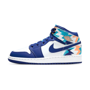 Jordan 1, Air Jordan 1 Mid GS 'Geometric Print'