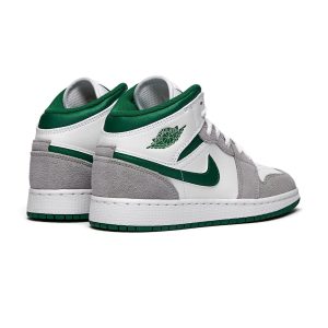 Jordan 1, Air Jordan 1 Mid GS 'Green Grey'