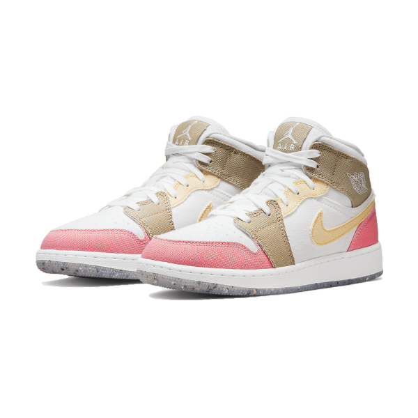 Jordan 1, Air Jordan 1 Mid GS Pink Tan