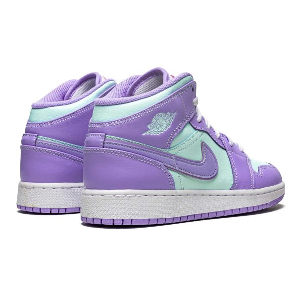 Jordan 1, Air Jordan 1 Mid GS 'Purple Aqua'