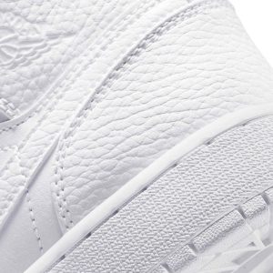 Jordan 1, Air Jordan 1 Mid GS 'Triple White'