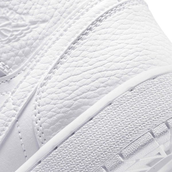 Jordan 1, Air Jordan 1 Mid GS 'Triple White'