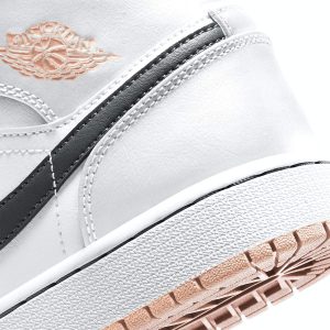 Jordan 1, Air Jordan 1 Mid GS 'White Arctic Orange'