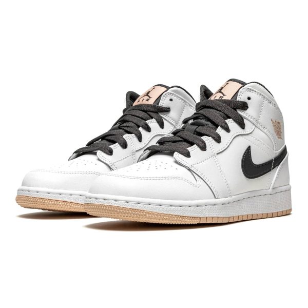 Jordan 1, Air Jordan 1 Mid GS 'White Arctic Orange'