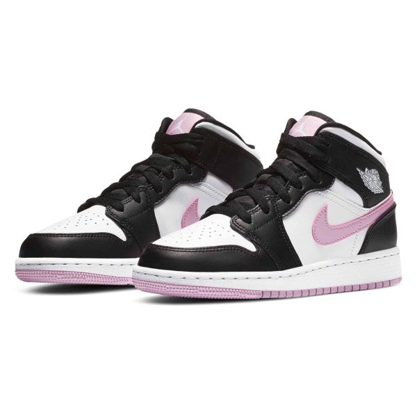 Jordan 1, Air Jordan 1 Mid GS 'White Light Arctic Pink'