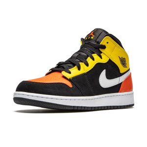 Jordan 1, Air Jordan 1 Mid SE GS 'Amarillo Team Orange'