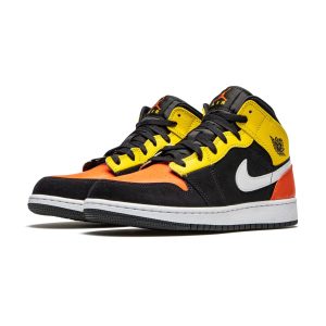 Jordan 1, Air Jordan 1 Mid SE GS 'Amarillo Team Orange'