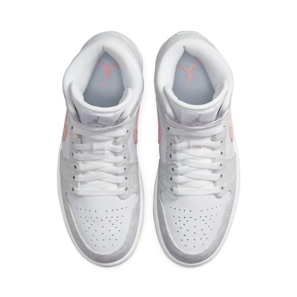 Jordan 1, Air Jordan 1 Mid SE Wmns 'White Light Iron Ore'