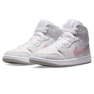 Jordan 1, Air Jordan 1 Mid SE Wmns 'White Light Iron Ore'