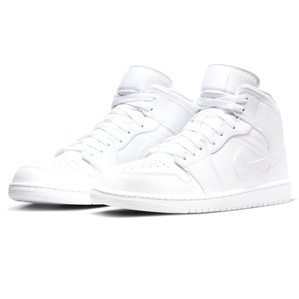 Jordan 1, Air Jordan 1 Mid 'Triple White' 2022