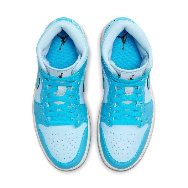 Jordan 1, Air Jordan 1 Mid Wmns 'Ice Blue'