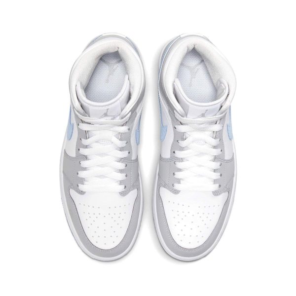 Jordan 1, Air Jordan 1 Mid Wmns 'White Wolf Grey'