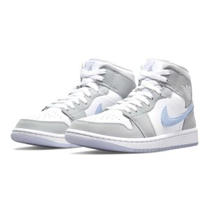 Jordan 1, Air Jordan 1 Mid Wmns 'White Wolf Grey'