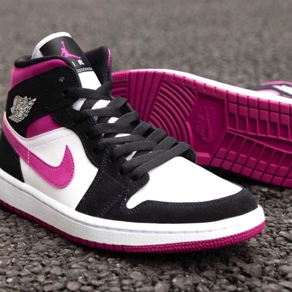 Jordan 1, Air Jordan 1 WMNS Mid 'Black Cactus Flower'