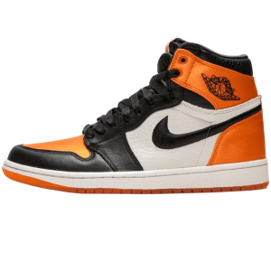 Jordan 1, Air Jordan 1 WMNS Satin 'Shattered Backboard' Orange Black