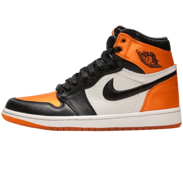 Jordan 1, Air Jordan 1 WMNS Satin 'Shattered Backboard' Orange Black