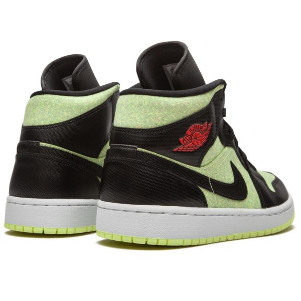 Jordan 1, Air Jordan 1 Wmns Mid SE 'Black Barely Volt'