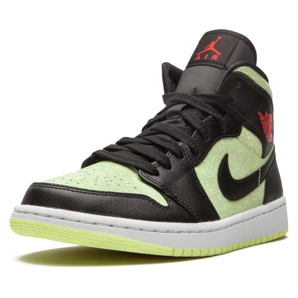 Jordan 1, Air Jordan 1 Wmns Mid SE 'Black Barely Volt'