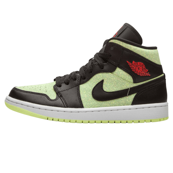 Jordan 1, Air Jordan 1 Wmns Mid SE 'Black Barely Volt'