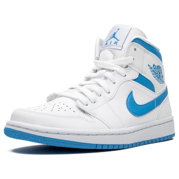 Jordan 1, Air Jordan 1 Wmns Mid 'UNC' White Carolina Blue