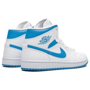 Jordan 1, Air Jordan 1 Wmns Mid 'UNC' White Carolina Blue