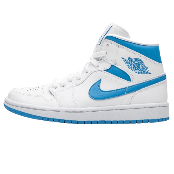 Jordan 1, Air Jordan 1 Wmns Mid 'UNC' White Carolina Blue