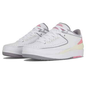 Jordan 2, Air Jordan 2 Retro Low Wmns Light Steel Grey Pink