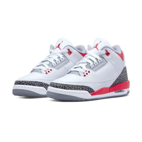 Jordan 3, Air Jordan 3 Retro GS 'Fire Red' 2022