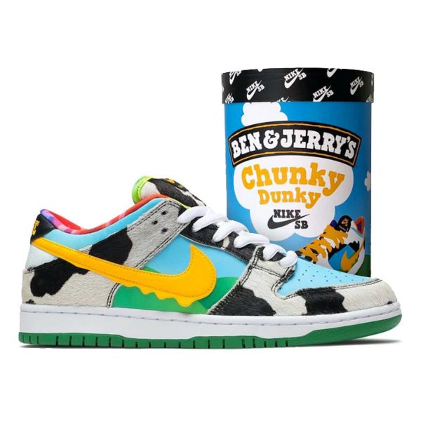 Nike SB Skate Shoes, Ben & Jerry's x Dunk Low SB 'Chunky Dunky' Special Ice Cream Box