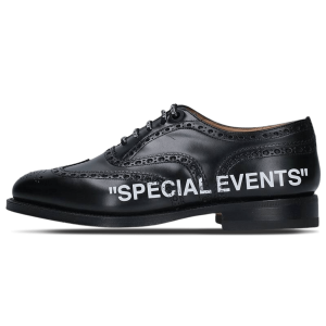 Off White Shoes & Trainers, Church's x Off-White Burwood Flat Brogues "Special Events"