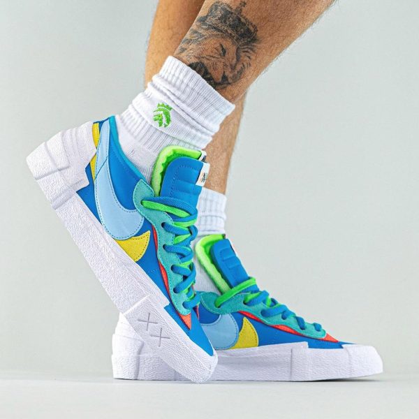 Nike Blazer, sacai, KAWS x sacai x Nike Blazer Low 'Neptune Blue'