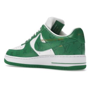 Nike Air Force 1, Louis Vuitton Nike Air Force 1 Low By Virgil Abloh White Green